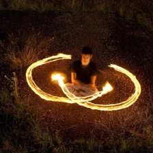 pyrodna spinning fire